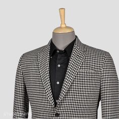 Customer Order Spotlight! Jacket commissioned by our client from Nottinghamshire, United Kingdom. Fabric : Big Houndstooth BW Tweed, Jacket Style : Two, Jacket Cuff Buttons : Two #studiosuits #jacket #tweed #houndstooth #blackandwhite #tweedjacket #menfashion #menswear #mensstyle #patterned #dapper #gentlemanstyle #style #casual #suitjacket #jacketstyle #mensfashioncasual #stylish men #casualfashion Classic Wool Tweed Jacket With Houndstooth Pattern, Classic Wool Houndstooth Tweed Jacket, Tailored Tweed Blazer With Houndstooth Pattern, Wool Tweed Jacket With Houndstooth Pattern And Lapel Collar, Notch Lapel Tweed Jacket With Houndstooth Pattern, Tailored Tweed Sport Coat With Houndstooth Pattern, Tweed Houndstooth Blazer With Notch Lapel, Business Tweed Sport Coat With Houndstooth Pattern, Business Tweed Houndstooth Sport Coat