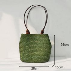 SPECIFICATIONS Round Straw Beach Bag Vintage Handmade Woven Shoulder Bag Raffia circle Rattan bags Bohemian Summer Vacation Casual Bags women bag: women casual bag type: shoulder bag bag: straw bag Style: Bohemian Shape: Casual Tote Place Of Origin: SHAN DONG Province Place Of Origin: SHAN DONG Province Pattern Type: Knitting Origin: Mainland China Occasion: Versatile Number of Handles/Straps: two Main Material: Straw Lining Material: Polyester Interior: Cell Phone Pocket Hardness: SOFT Handbags Rattan Handbags, Casual Purse, Straw Beach Bag, Straw Clutch, Bali Fashion, Bohemian Summer, Rattan Bag, Handbag Patterns, Brown Handbag