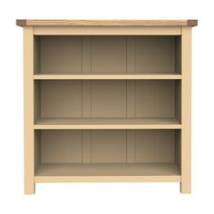 a white bookcase with two shelves on each side and one shelf above the other