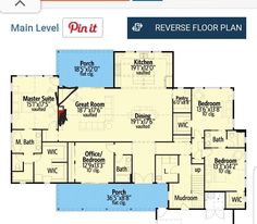 the floor plan for this house is very large and has two levels to walk in