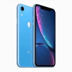 the new iphone xr is shown in blue