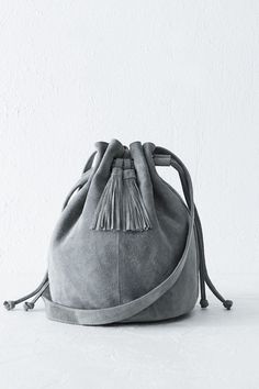 Tassel Purse, Gray Handbags, Suede Purse, Suede Bag, Spring Bags, Lv Bags, Suede Handbags, Suede Tassel, Handbag Heaven