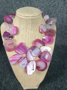 Beautiful statement Barse sterling Silver 925 Chunky Pink Stone necklace | eBay Chunky Stone Necklace, Pink Stone Necklace, Pink Stone, Fine Jewellery Necklace, Stone Necklace, The Necklace, Silver 925, Jewelry Necklace Pendant, Fine Jewelry