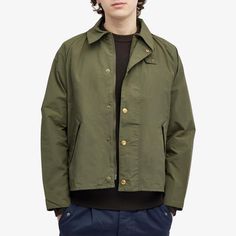 An anticipated predecessor of Barbour’s beloved classic, this Oversized Transport Showerproof Jacket is the ultimate all-season alternative. Retaining all the key features, including the throat flap, welt pockets, and tartan lining, it's the perfect companion to your rainy outdoor adventures..100% Nylon.Raglan Sleeves.Button & Zip Closure.2 Side Pockets.Oversized Fit.Machine wash 30°C.Shop All Barbour Casual Jackets.Model is 6ft/1.82m, with a 35.5'/90cm chest, a 31'/79cm waist, and is wearing a Classic Weatherproof Outerwear For Fall, Classic Collared Windbreaker For Work, Classic Unstructured Outerwear For Outdoor, Classic Collared Sport Coat For Outdoor, Classic Weatherproof Outerwear For Work, Classic Collared Windbreaker With Pockets, Classic Long Sleeve Windbreaker For Outdoor, Classic Utility Jacket With Padded Collar For Work, Classic Collared Windbreaker For Winter