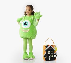 Whether trick-or-treating or attending a Halloween party, they're sure to earn plenty of smiles dressed as the lovable Mike. Mike Costume, Monsters Inc Mike, Colorful Costume, Mike From Monsters Inc, Robot Costumes, Disney With A Toddler, Disney And Pixar, Animal Costumes, Costume Collection