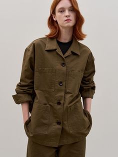 Composition : COTTON 100%Color : KHAKI BROWNCountry of Origin : KOREA Military Style Cotton Blazer For Work, Cotton Military Blazer For Workwear, Utility Style Outerwear With Patch Pockets For Workwear, Utility Workwear Outerwear With Patch Pockets, Utility Outerwear With Patch Pockets For Workwear, Workwear Utility Jacket With Flap Pockets And Lapel Collar, Utility Jacket With Flap Pockets For Workwear, Military Style Cotton Utility Jacket For Work, Utility Jacket With Patch Pockets For Workwear