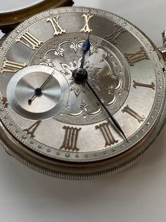 "A stunning ca. 1870 John Forrest of London fusee chronometer with a sterling silver dial and a sterling silver case. The silver dial is exquisite with its complex engine turned engraving and of course the second hand, all enclosed within the gold Roman numerals. Open the back cover and key wind. Open the front crystal and set the time. Runs more than 24 hours. This watch is engraved and was carried by Alexander Baird, likely the 1st Baronet, 2nd of Ury. Case is marked with the silver marks for Luxury Collectible Chronometer Pocket Watch, Victorian Engraved Watch With Round Dial, Victorian Engraved Watches With Round Dial, Victorian Style Engraved Watch With Round Dial, Victorian Engraved Watches For Formal Occasions, Elegant Chronograph Pocket Watch With Round Dial, Timeless Engraved Pocket Watch, Elegant White Gold Pocket Watch With Chronometer, Luxury Engraved Pocket Watch Collectible