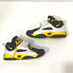 Size 11 Original 1995 (Not The Re-Released Line) Nike Air Turf 1’s (Selling For 500$ On Certain Sites) This Pair Has All Of Its Origin Inlay Stickers Shown As Well. These Are My Favorite Shoes Of All Time. I Have Several Different Color Ways And I Got These My Senior Year Of Highschool Playing For My Alma Mater @ Adrian C. Wilcox Highschool. Kept These Mint Condition Since 2004, And Probably Only Worn Twice Throughout My Entire Highschool Career Hahaha Souls Of These Shoes And Interiors Are Bran Favorite Shoes, Color Ways, Alma Mater, Nike White, Senior Year, White Nikes, Men's Nike, Mint Condition, Air Max