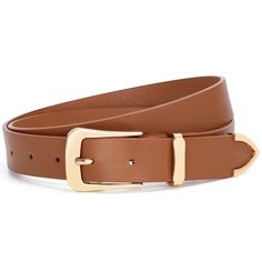 PRICES MAY VARY. HIGH-QUALITY PU LEATHER: Crafted with top-notch materials, this womens belt is both stylish and durable. The premium quality of the leather gives it a vintage and fashionable look, making it an ideal accessory for any outfit. VERSATILE AND EASY TO MATCH: Whether you're wearing jeans, pants, or dresses, this women waist belt can effortlessly complement your attire. Its excellent craftsmanship and soft touch make it suitable for both casual and formal occasions. MULTIPLE COLOR OPTIONS: Available in various colors, this belt for women allows you to effortlessly match it with different outfits, adding a touch of vintage and style to your overall look. EYE-CATCHING BUCKLE DESIGN: Featuring a shiny gold/silver buckle and belt tip, this retro waist belt adds a lot of charm to you Womens Belt, Women Waist, Belt For Women, Branded Belts, Brown Leather Belt, Brown Belt, Wide Belt, Different Outfits, Multiple Color