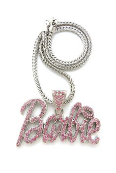 New Barbie Pendant & 4mm 18" Franco Chain Necklace White Gold Plated* PENDANT SIZE: 2.5" WIDE X 1.75" TALL CHAIN LENGTH: 18" 4mm FRANCO CHAIN I ONLY SHIP TO PAYPAL CONFIRMED ADDRESSES PAYMENT IS DUE IMMEDIATELY AT AUCTIONS END AND MUST BE PAID VIA PAYPAL We Ship with USPS Q: What countries do you ship to? A: We ship inside the United States and EU countries Q: Do you ship to Alaska PR and Hawaii? A: Yes Q: Do you ship to APO/FPO and Post Office box addresses? A: Yes Q: How do you ship your packa