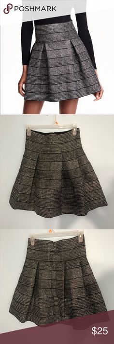 H&M Silver Glitter Black Stretchy High Waist Skirt Brand new without tags  H&M Silver glitter and black skirt  Size small Stretchy material Super cute, fun and flirty! H&M Skirts Circle & Skater Metallic Lined Skirt For Fall, Fall Metallic Lined Skirt, Metallic Stretch Mini Skirt, Metallic Mini Skirt With Stretch, Chic Metallic Mini Skirt For Evening, Elegant H&m Skirt For Night Out, Metallic Flared Skirt, Metallic Lined Flared Skirt, Elegant Metallic Bottoms For Winter