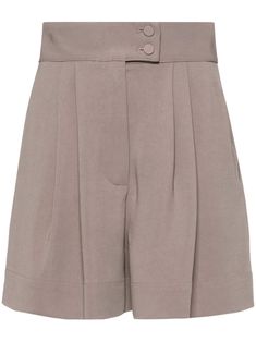 Planet People, Taupe Grey, Five Points, Tailored Shorts, Twill Weave, Short Outfits, Womens Bottoms, Fashion Branding, High Waist