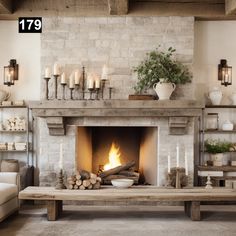 Please do not purchase a Mantel without first filling out the Quote Form and receiving a quote from us. Quote Form: https://form.jotform.com/240524957086059 Discover the Quintessence of Rustic Elegance: Mantels with Wooden Corbels by Anthony Shields & Sons Inc. Each mantel we craft is a celebration of rustic elegance, brought to life through the character-rich beauty of reclaimed wood beams. These mantels are not just pieces of wood; they are storied artifacts, lovingly transformed into the hear Pre Cast Fireplace Mantels, Benches In Front Of Fireplace, Wood Mantel With Corbels, Feature Fireplace Ideas, Gas Fireplaces For Small Spaces, Live Wood Mantle, Stone Interior Fireplace, Wood Fireplace Mantel Ideas, Wood Burning Fireplaces Indoor