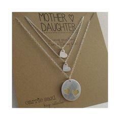 Mother Daughter Necklace Set mother 2 daughters by carriesaxl Silver Jewelry Mother's Day Gift For Mom, Gold Hand Stamped Jewelry As Gift For Mom, Gold Stamped Jewelry Gift For Mom, Gold Stamped Jewelry For Mom, Nickel Free Sterling Silver Necklaces For Mother's Day, Mother's Day Double Heart Nickel Free Necklace, Mother's Day Gold Sterling Silver Jewelry, Sterling Silver Necklace For Mother's Day, Sterling Silver Stamped Jewelry For Anniversary