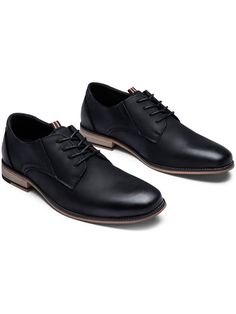 RMY9212-black  Collar    Oxfords & Derby Shoes Embellished   Men Shoes Casual Black Pointed Toe Dress Shoes, Black Lace-up Dress Shoes For Business Casual, Black Lace-up Shoes With Plain Toe For Fall, Black Lace-up Shoes For Fall, Black Lace-up Shoes For Business In Spring, Black Dress Shoes With Textured Sole And Round Toe, Black Flat Heel Dress Shoes For Business Casual, Black Round Toe Dress Shoes For Spring, Black Synthetic Oxfords For Business Casual