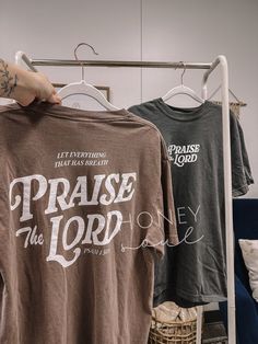 HoneySoulShop - Etsy Screen Print Tshirt, Jesus Clothing, Praise The Lord, Screen Printed Tshirts