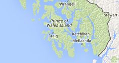 a map showing the location of prince of wales and ketchkin island in scotland