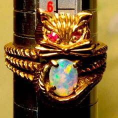 14k Ring Womens Jewelry Rings, Eye Color, Limited Time, Ruby, Opal, Size 7, Women Jewelry, Ring, Gold