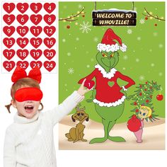 PRICES MAY VARY. 【PIN THE HEART ON THE Christmas GAME】Christmas is coming,have you get something to make kids busy?This kids Christmas games is a nice idea. Package include 1 PCS pin the heart on the Christmas game poster, 24PCS reusable Christmas hearts stickers, 1 PCS eye mask,4 PCS dot glues.Just enjoy your Ohhhh Christmas time! 【AS A GIFT Christmas PARTY GAMES FOR KIDS】Great choice for you to as a gift for your little kids to make their friendship closer.Teachers,parents and the church could Outdoor Christmas Games, Games For Kids Christmas Party, Kids Christmas Party Games, Games For Kids Christmas, Grinch Party Ideas, Christmas Party Games For Kids, To A Friend Quotes, Party Games Christmas, Happy Birthday To A Friend