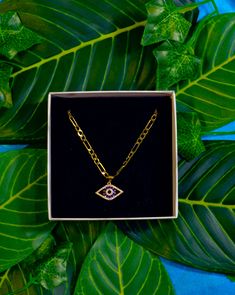 Note: Please allow all pre orders to process in 1 week. Thank you! All Pendant Necklaces And Neck Chains Start At 16inches With A Gold Extender That Adjusts Up To 24inches. The Nazar Eye Is A Protection Piece That Is Meant To Bring You Good Luck And Protect You Against Envy And Negative Energy. 🧿✨ Nazar Charm Material: 14K Gold Filled Figaro Chain Material: Stainless Steel Black Figaro Chain Necklace As Gift, Black Figaro Chain Necklace For Gift, Black Figaro Chain Necklace Gift, Gold Chain Pendant Necklace As Gift, Gold Pendant Chain Necklace As Gift, Gold Pendant Chain Necklace For Gift, Gold Necklace With Figaro Chain, Spiritual Gold Figaro Chain Necklace, Spiritual Gold Necklace With Figaro Chain