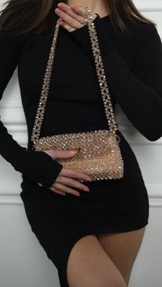 Glamorous Handheld Bag With Chain Strap, Rhinestone Clutch Shoulder Bag For Party, Party Shoulder Bag With Rhinestones, Rectangular, Party Shoulder Box Bag With Chain Strap, Glamorous Handheld Shoulder Bag With Chain Strap, Glamorous Sequined Event Bag, Glamorous Rhinestone Crossbody Bag, Glamorous Sequined Bags For Events, Glamorous Rhinestone Crossbody Shoulder Bag