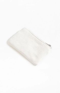 Add a touch of cuteness to your accessory lineup with the Moon Coin Purse from John Galt. This charming and celestial-inspired coin purse is perfect for keeping your essentials organized..Approx. 4.5' x 3'.Zipper closure.Custom embroidery.100% cotton Compact White Rectangular Coin Purse, White Rectangular Coin Purse For Daily Use, White Coin Purse For Everyday Use, Portable White Coin Purse For Everyday Use, Compact White Bag For Daily Use, White Portable Cosmetic Bag Gift, Portable White Cosmetic Bag As Gift, Portable White Cosmetic Bag For Gift, White Pouch Wallet For Everyday Use