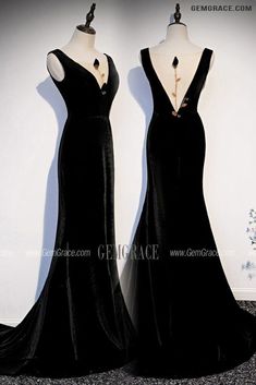 10% off now|Free shipping world-wide. Slim Fit Black Mermaid Velvet Evening Dress Double Vneck at GemGrace. Click to learn our pro custom-made service for wedding dress, formal dress. View #EveningDresses for more ideas. Black V-neck Mermaid Dress For Prom, V-neck Velvet Evening Dress, Fitted Velvet V-neck Dress For Weddings, Black Velvet V-neck Dress For Night Out, Fitted Black Velvet V-neck Dress, Velvet V-neck Evening Dress For Gala, Black V-neck Velvet Dress, Black Fitted Velvet Dress V-neck, Black Velvet V-neck Evening Dress