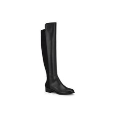 Step into style with these Nine West Nayli women's casual thigh-high boots. Click this FOOTWEAR GUIDE to find the perfect fit and more! Step into style with these Nine West Nayli women's casual thigh-high boots. Click this FOOTWEAR GUIDE to find the perfect fit and more! FEATURES Side zipper for easy on and offDETAILS Faux leather, textile upper Polyurethane lining & outsole Round toe Zipper closure 1.18-in. heel 17.13-in. shaft 14.57-in. circumference Spot clean Imported Size: 9.5. Color: Black Trendy Over-the-knee Leather Boots, Casual Wide Calf Over-the-knee Boots, Casual Tall Over-the-knee Boots, Shoe Size Chart, Thigh High Boots, Thigh High, Boot Shoes Women, Thigh Highs, Women's Casual