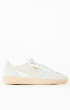 Puma Women's Off White Palermo Sneakers | PacSun Cute Puma Shoes, Puma Women, Puma Shoes, Pumas Shoes, Cute Fits, Personal Marketing, Palermo, White Sneakers, Christmas List