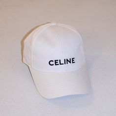 Designer Inspired Celine logo baseball cap Adjustable for the perfect fit! Celine Baseball Cap, Celine Cap, Celine Logo, Logo Baseball, Jewelry Design Inspiration, Cap White, Jogger Jeans, Dress Romper, Jogger Pants