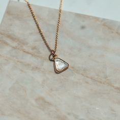 Julia Szendrei Women's Diamond Slice Necklace - White Diamond | All Accessories | Huckberry Women Diamond, Etsy Handmade, White Diamond, Made In The Usa, Jewelry Sales, Jewelry Stores, Diamond Cuts, Gold Necklace, Fashion Jewelry