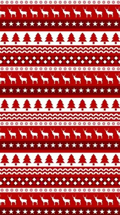 a red and white christmas sweater with reindeers on it