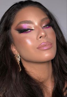 Nightout Makeup, Makeup Ojos, Cute Eye Makeup, Glam Makeup Look, Evening Makeup, Glamorous Makeup, Makeup Eye Looks, Creative Eye Makeup, Creative Makeup Looks