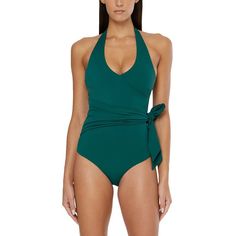 About The Brand: Simple, Purposeful Apparel Made For Easy Living. Elena One-Piece In Jungle Green Design Details: Hidden Unpadded Underwire, Wrap Style, Low Leg Opening, Full Coverage 80% Nylon 20% Spandex Hand Wash Imported Elegant Green Swimwear For Party, Elegant Triangle Top Swimwear For Spring, Elegant Green Triangle Top Swimwear, Elegant Green Sleeveless Swimwear, Elegant Green Swimwear For Beach Season, Elegant Green Fitted Swimwear, Elegant Beach Season Tankini, Elegant V-neck Swimwear With Tie Back, Elegant V-neck Tie-back Swimwear