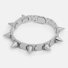 Vitaly Agitator Bracelet | 100% Recycled Stainless Steel Accessories Spike Bracelet, Wrist Accessories, Steel Accessories, Stainless Steel Accessories, Incubus, Dope Jewelry, Punk Jewelry, Funky Jewelry, Bracelet Collection