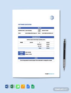 a sample software application form is displayed on a table next to a pen and paper