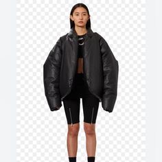 The First Style Released From Kanye West's Collaboration With The Gap, The Yeezy Gap Round Jacket 'Black' Features An All-Over Black Hue. The Bulbous Silhouette Is Designed Without Any Zippers Or Buttons, And Crafted From Recycled Nylon And Polyester. New Without Tags Sporty Puffer Jacket For Streetwear In Fall, Sporty Spring Puffer Jacket For Streetwear, Sporty Puffer Jacket For Fall Streetwear, Techwear Puffer Jacket For Streetwear In Fall, Fall Techwear Puffer Jacket For Streetwear, Oversized Techwear Puffer Jacket For Fall, Oversized Puffer Jacket For Fall Streetwear, Gap X Yeezy Hoodie, Yeezy Round Jacket