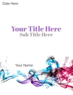 Free printable cover pages that you can edit online. Add your own text and/or logo. Certificate Background