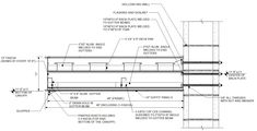 an architectural drawing shows the details for a stair casement and how it's made