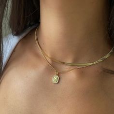 Love Letters Necklace | Truly Blessed Jewels Affordable Initial Pendant Necklace For Anniversary, Simple Statement Necklace, L Necklace, Letters Necklace, Letter Charm Necklace, M Necklace, Lucky Jewelry, Gold Letter Necklace, Herringbone Necklace