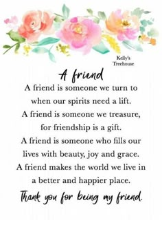 a friend is someone we turn to when our spirits need a lift friends love quotes