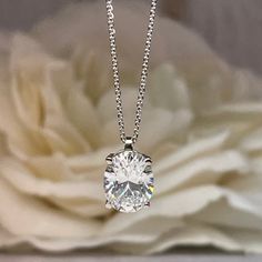 🐕 Big deals! Simple Diamond Solitaire Necklace, Simulated Diamond Dainty Necklace 14k Gold, Oval Shaped Pendant Necklace For Ladies With Chain, #6760 only at $337.00 Hurry. #AprilBirthstone #OvalShaped #DaintyNecklace #SolitaireNecklace #14kGold #PendantNecklace #ForLadies #SimulatedDiamond #WeddingGift #SimpleDiamond Elegant Oval Gemstone Solitaire Necklace, Silver Oval Moissanite Necklaces, Oval Solitaire Sterling Silver Necklace For Wedding, Oval Sterling Silver Solitaire Necklace For Wedding, Diamond White Brilliant Cut Oval Necklace, Oval Diamond White Dazzling Necklace, Oval Brilliant Cut Diamond White Necklace, Dazzling Oval Necklace With Prong Setting, Dazzling Oval Diamond White Necklace