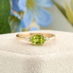 Description : Oval Cut Natural Certified Peridot Solid Gold Wedding Ring,  Vintage Green Peridot Ring, Dainty Real Diamond Ring, Multi Stone Gold Ring Diamond : 0.08 CT. F / SI (2 piece) Natural Green Peridot : 0.85 CT. (1 piece) Gram 1.80 (It may differ depending on the ring size) Product Code: MR0015204 This product belongs to Tilya Jewelery private collection . You can browse our store for other special collection products. All of our products are stamped and made of solid gold . All of our p Stone Gold Ring, Wedding Ring Dainty, Real Diamond Ring, August Birthstone Ring, Gold Ring Diamond, Wedding Ring Vintage, Real Diamond Rings, Printable Chart, Gold G