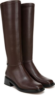 Franco Sarto Geralyn Boot (Women) | Nordstromrack Light Brown Riding Boots Outfit, Tall Winter Boots Women, Everyday Boots For Women, Ireland Fits, Winter Outfit For Women, Brown Flat Boots, Interesting Shoes, Glasses Inspiration, Red Leather Boots