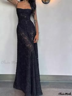 Olivia Mark - Lace Floral Patterned Sleeveless Dress with Embroidery, Elegant Evening Gown Tassel Lace, Prom Inspo, Evening Dresses Short, Maxi Dress Sale, Evening Gowns Elegant, Prom Dress Inspiration, Dream Dresses, Floral Jacquard, Glam Dresses