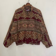 [DESCRIPTION] Please read the description first before buy my items‼️‼️ Vintage 90s Taip Style 79720 Jacket Size on tag : L Tag says L,fits like L (please refer the actual measurements given and compare it with best fitting clothes,by using the size on tag is not always accurate) All in good condition [MATERIAL] Cotton [MEASUREMENT] Measurement:  armpit to armpit : 23 inches  Back collar to bottom : 25.5 inches Sleeve length from under armpit to end of cuff : 20 inches [CONDITION] - All in good 90s Style Long Sleeve Windbreaker For Fall, 90s Style Long Sleeve Fall Windbreaker, Vintage Streetwear Windbreaker For Fall, Vintage Windbreaker For Fall Streetwear, 90s Style Fall Windbreaker, Vintage Fall Windbreaker For Streetwear, Vintage Handmade Festival Outerwear, Whimsigoth Jacket, Vintage Jackets 90s