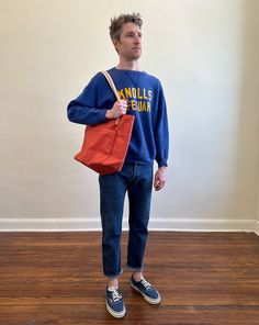 This versatile, fun tote is our best selling go-to for daily carry. Small batch handmade in our Omaha, NE studio using sturdy water repellent duck canvas and American full grain leather. Split Leg Apron, Tote Insert, Crochet Travel, Daily Carry, Canvas Leather Tote, Grill Apron, Lunch Tote Bag, Tote Organization, Knitting Bag