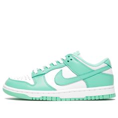 Classic Nike Dunk detailing like the perforated toebox also features, giving the sneaker an OG feel. Unlike its pastel-ridden counterpart, the “Green Glow” matches the silhouette’s original two-toned combination. Over its overlays, the titular hue covers unabated, dressing everything from the toe cap to the counter and Swoosh.  SKU: DD1503-105 Release Date: Apr 16,2021 Color: White/Green Glow-White Nike Lace-up Skate Shoes With Translucent Outsole, Green Sneakers For Skateboarding With Speckled Midsole, Green Mid-top Sneakers With Translucent Outsole, Nike Green Skateboarding Sneakers, Green Skate Shoes With Speckled Midsole, Pastel Sneakers With Rubber Sole For Streetwear, Basketball Shoes With Perforated Toe Box For Light Sports, Nike Sneakers With Gum Sole For Light Sports, Nike Skate Shoes With Perforated Toe Box For Skateboarding