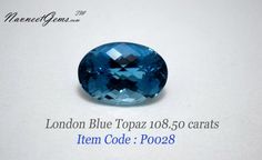 London Blue Topaz. Get in all Size and Shapes  - http://www.navneetgems.com/LondonBlueTopaz Good Quality