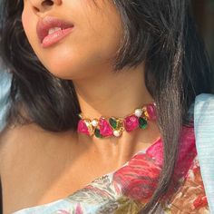 Looking for Athena necklace online in India? Shop for the best choker jewellery from our collection of customized and handmade products. USP: Handmade with natural raw cute stones in multicolour, it's a versatile piece that would go with all outfits Indian or Western! *Handmade and handcrafted products come with minor irregularities that are an attribute of their handmade nature. It is not seen as a defect but makes it more treasured and unique. Jewellery Care Tips: 1. Safely store your jewelry Heavy Multicolor Choker Jewelry, Traditional Handmade Multicolor Choker, Multicolor Meenakari Choker Jewelry, Rajasthani Choker Necklaces, Artisan Multicolor Choker Necklace, Handmade Chokers, Necklace Online, Jewelry Choker, Raw Stone